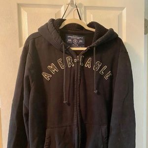 AMERICAN EAGLE ZIP UP HOODIE (READ DESCRIPTION)